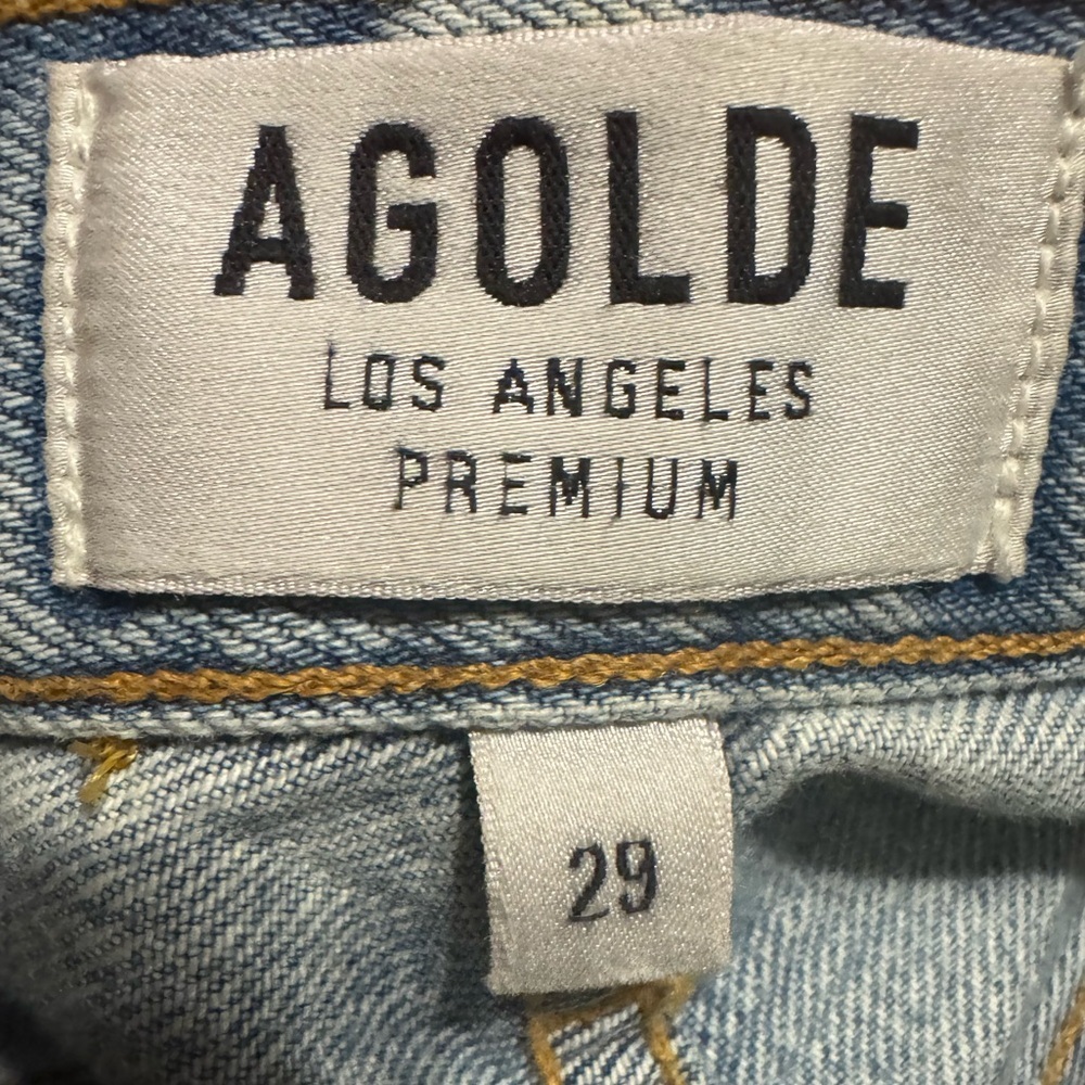 AGOLDE Riley High Rise Straight Leg Jeans Size 29 - Picture 4 of 5